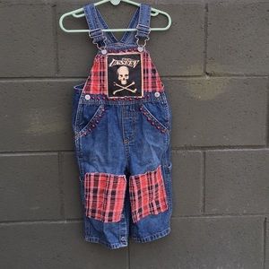 Adorable custom unisex jean overalls for kids!